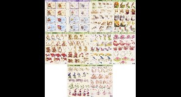 10 3DA4 Knipvellen - Voor elk wat wils - Maak prachtige wenskaarten