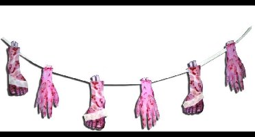 Guirlande bloody bodyparts 182cm