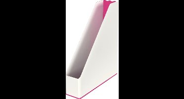 Leitz WOW Tijdschriftencassette - Lectuurbak - Roze/Wit