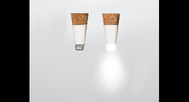 SuckUk Flessen lamp Kurk USB Wit licht