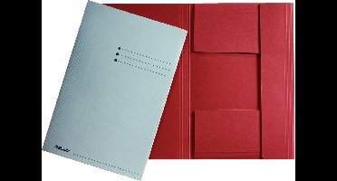 Esselte Manilla 3-klepsmap - folio - 50 stuks - Rood