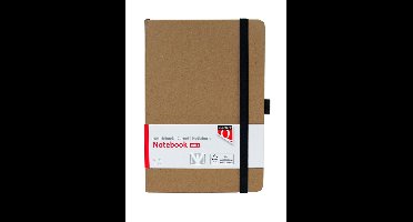 3 x Notitieboek Quantore - A5 - lijn - kraft