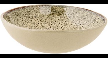 Oona-Sand-Green - Diepe Borden - D19xh5,5cm - Keramiek - (Set van 6)