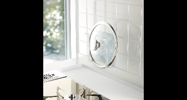 Yamazaki  Keukenrek aanrecht multifunctioneel (deksel en snijplankhouder)  - Wit