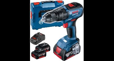 BOSCH Blauw - GSB 18V-50 - Klopboor-/Schroefmachine - Krachtig en draadloos