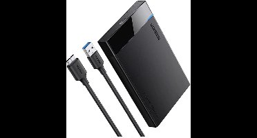 UGREEN - Externe Harde schijf behuizing voor 2'5" SATA HDD/SSD - USB3.0 - Zwart