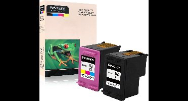 ReYours® huismerk Inktcartridge voor HP62 / HP62XL - C2P05AE - C2P07AE multi pack - toon inktniveau