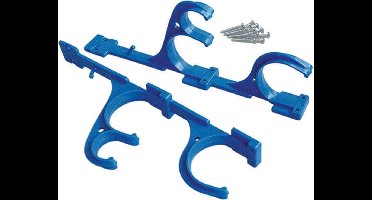 Kokido kunststof wandmontage - voor stelen - incl schroeven - set van 2