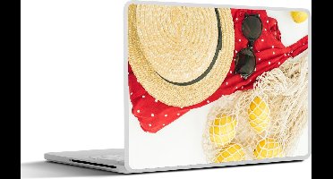 Laptop sticker - 13.3 inch - Zomer - Zonnebril - Hoed - 31x22,5cm - Laptopstickers - Laptop skin - Cover