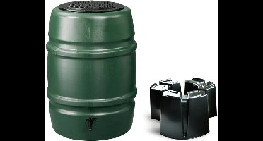 Regentonset Harcostar - 168 Liter Groen + Voet
