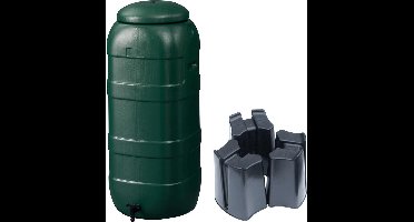 Regenton Rainsaver Groen 100 liter + Voet