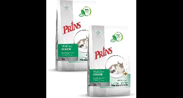 Prins Vitalcare Cat Senior Gevogelte - Kattenvoer - 2 x 1.5 kg