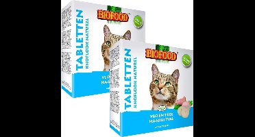 Biofood Huid & Vacht - Kat - Snack - Glutenvrij - Knoflook - 2 x 60 gr