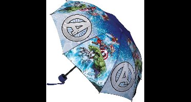 Marvel Avengers Paraplu Compact Battle - ø 90 x 24 / 55 cm - Polyester