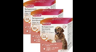 Beaphar Schapenvetbonbons Zalm - Hondensnacks - 3 x Medium