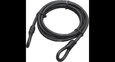 Stahlex Staalkabel met lussen - 2 meter - 12 mm - Geplastificeerd - Diefstalpreventie