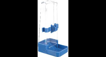 TRIXIE DRINKFLES EN VOERDISPENSER HOEKIG ASSORTI
