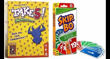 Spellenbundel - Kaartspellen - 2 Stuks - Take 5! & Skip-Bo