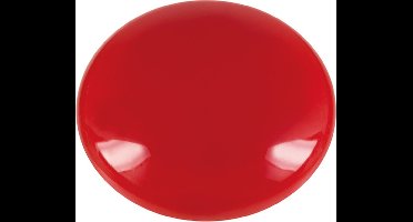 Westcott magneten - formaat 25x11,8mm - rood - 10 stuks - AC-E10810