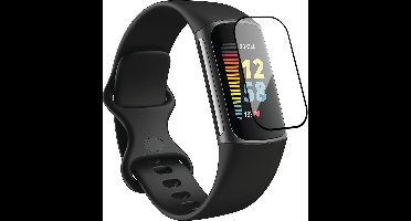 Screenprotector geschikt voor Fitbit Charge 5 - Full Screen Protector