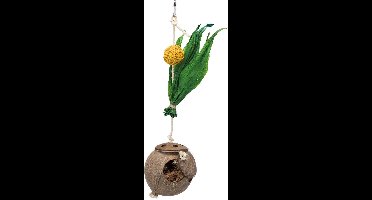 Trixie Hangspeelgoed Vogels Kokosnoot 35 Cm Hout Bruin