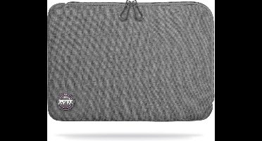 Port Designs Torino II - Laptophoes - 15.6 inch - Laptop Sleeve / Case - Katoen - Anti Kras - Grijs