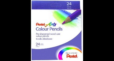 Pentel - Kleurpotloden - set 24 stuks - in doos