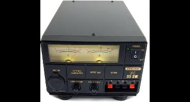 Jetfon 35 SW Geschakelde Voeding - Analoge Meter - 30A 9-15V voor communicatie apparatuur