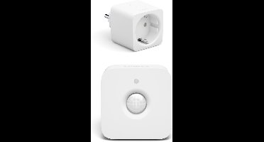 Philips Hue Voordeelbundel met 1 Hue Slimme Stekker Nederland en EU (Type F) en 1 Hue Bewegingssensor voor Binnen - Hue Accessoires