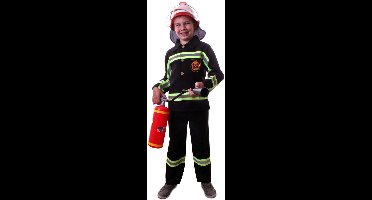 PartyXplosion - Kostuum - Brandweer - Zwart