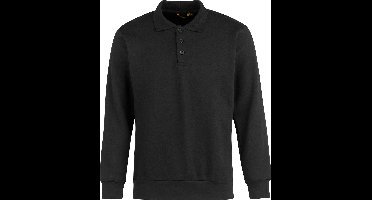 STØRVIK Napoli Polo Sweater - 4 Seizoenen - Heren - Maat L - Zwart