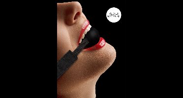 Shots - Ouch! Verstelbare Siliconen Ball Gag black