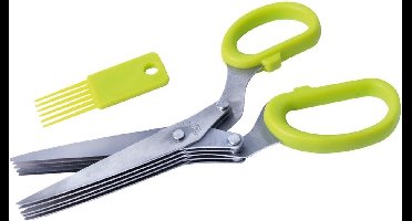 Kruidenschaar Edelstaal 19,5 cm - Keukenschaar - Kruiden Keukenmes - Keuken Schaar voor Kruiden - Kruidensnijder