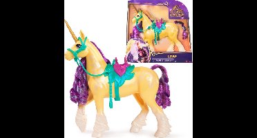 Unicorn Academy - Eenhoorn Leaf - met afneembaar hoofdstel en zadel