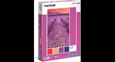 Clementoni Legpuzzel - Pantone Puzzle Collectie - Vivid Viola - 1000 stukjes, puzzel volwassenen