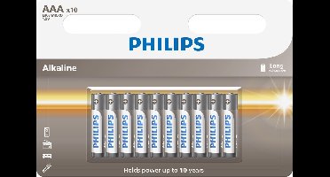 Philips AAA alkaline batterij - 40 stuks