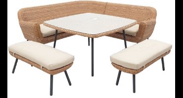 Hoek Eetset Jonah 5-delig - Naturel/Beige