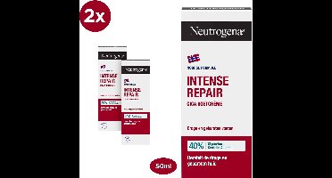 Neutrogena intens hydraterende voetcrème - Noorse Formule klovenzalf - voetencrème voor vereelte voeten - 2 x 50ml