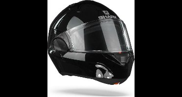 SHARK EVO ES BLANK Motorhelm Systeemhelm Zwart - Maat XS