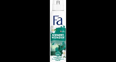 Fa - Deodorant Spray - Scenery Wonder - Houtachtig & Jasmijn - 48 uur Bescherming - 150 ml