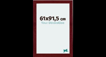 Your Decoration - Fotolijst 61x91,5 cm - MDF - Wijnrood Geveegd - Mura