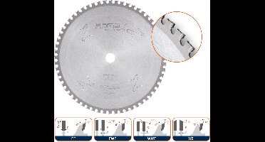 Rotec HM dry-cutter zaagblad bouwstaal, ø300x2,2x30mm Z=80 WWF