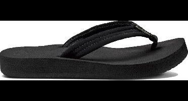 Reef Cushion Breezeblack/Black Dames Slippers - Zwart - Maat 42,5