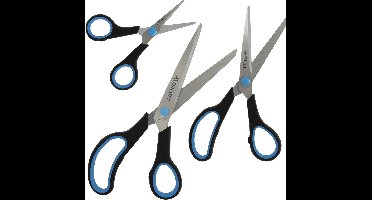 schaar set - roestvrijstalen kantoorschaar ,3 Stuks