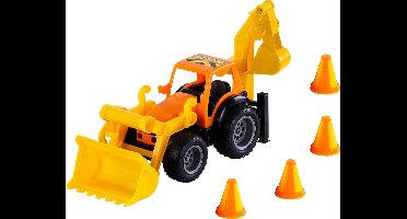 Cavallino Grip Graafmachine Tractor met Rubberbanden, 38,5cm