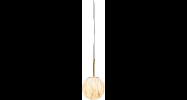 it's about RoMi Hanglamp Carrara - Goud/Wit - Ø16cm - Modern,Luxe - Hanglampen Eetkamer, Slaapkamer, Woonkamer