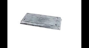 Plastimo Anode 0,9 kg opschroefbaar, 5 schroefgaten, 155x70x15 mm