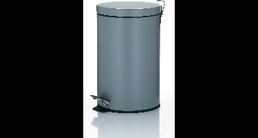 Kela Keuken Afvalemmer - Metaal - 12 l - Grijs