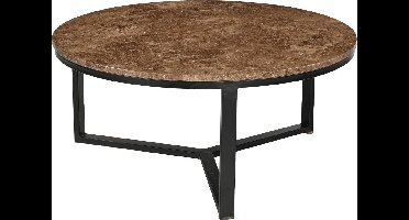 Livingfurn - Salontafel Senna Emperador 80cm - Marmer