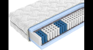 Beddenscout24 Cristal matras 90 x 210 - HR Koudschuim - 23cm dik - Ergonomisch - Antibacterieel - Wasbare hoes